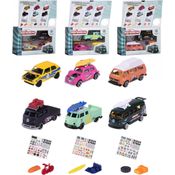 Coleção Completa c/ 6 Miniaturas Volkswagen The Originals Premium Cars Box - 1/64 - Majorette