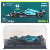 Aston Martin AMR23 - Fernando Alonso #14 - Acrílico - Formula 1 2023 - Aston Martin Aramco F1 Team - 1/43 - Bburago
