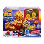 Pista Monster Trucks Power Smashers - Demolição da Torre da Tocha - Hot Wheels - Mattel