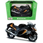 Moto Suzuki Hayabusa 2022 - Motorcycles c/ Base - 1/12 - Maisto