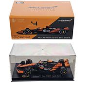 McLaren MCL38 - Lando Norris #4 - Miami GP - Formula 1 2024 - Acrílico - McLaren Formula 1 Team - 1/43 - Bburago