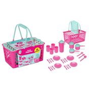 Brinquedo Infantil Cesta Leva Papinha - Kit de Cozinha - Sweet Fantasy - Cardoso Toys