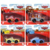 Coleção c/ 4 Miniaturas Carros Disney Pixar - Cars Value Pack - 1/55 - Mattel