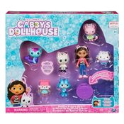 Gabby’s Dollhouse Conjunto Deluxe com 7 Personagens e Acessório Surpresa