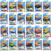 Kit com 10 carrinhos Hot Wheels Mattel - Modelos sortidos sem repetição