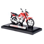 Miniatura Moto Honda CG Titan 160 2016 1/18 Vermelho California Toys CAL71805