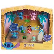 Stitch Disney - Pack Set 6 Bonecos Stitch, Lilo ,Angel ,Xepa  Com Acessórios - Sunny