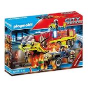 Playmobil City Action Caminhão Bombeiros C/ Luz e Som e Carro – 189 peças