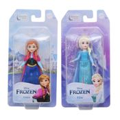Coleção c/ 2 Mini Bonecas Princesas Disney Frozen 9 cm HPD4X - Mattel