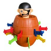 Jogo de Mesa Pula do Barril Pirata – Game Infantil Braskit