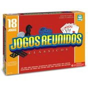 Kit com 18 Jogos Clássicos Dama Ludo Loto Xadrez Dominó Nig