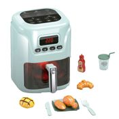 Air Fryer Mini Cozinha Fritadeira De Brinquedo Infantil Comida Muda De Cor