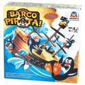 Jogo Pinguins Piratas Barco Pirata Equilíbrio dos Pinguins Art Brink