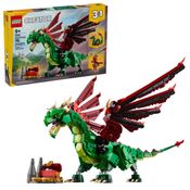 Lego Creator 3 Em 1 Dragão Medieval 715 Peças - 31161