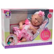Boneca Baby Ninos Bebê Recém Nascida Cotiplás - 2032