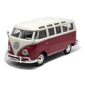 Miniatura Carro Maisto Volkswagen Kombi Samba 1:25