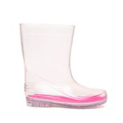 Bota Infantil Luelua Galocha Com Meia Transparente