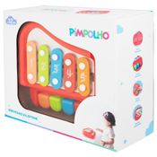 Mini Piano Xilofone Unissex Pimpolho Vermelho