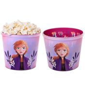 2 Vasilha para Pipoca Balde Infantil Disney Frozen 2 Litros