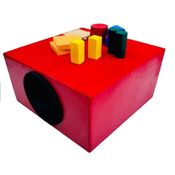 Caixa Tátil 12 Peças Brinquedo Educativo Pedagógico Sensorial Descobrir formas autismo