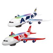 Avião de Brinquedo Ultra Fast Bate e Volta com Luz e Som
