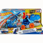 Hot Wheels Pista 2 em 1 Super Reboque T-Rex - Mattel
