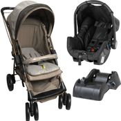 Carrinho Bebe Conforto Base Galzerano Maranello III Chocolate