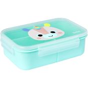 Bento LunchBox Com Divisórias Zoo Unicórnio Buba