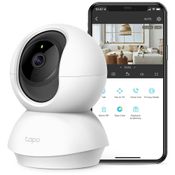 Câmera de Vigilância TPLink Tapo 2K PanTilt para Monitoramento de Bebês e Pets, com Detecção de Movimento e Áudio Bidirecional