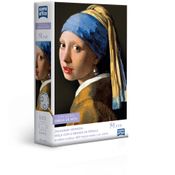 Quebra-Cabeça Nano - Obras De Arte - Johannes V - Moça Com Brinco De Pérola - 500 Peças - Toyster