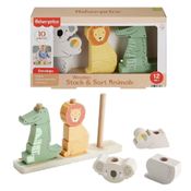 Fisher-Price Animais Empilháveis de Madeira - Mattel