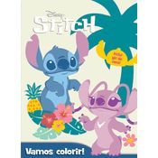 Livro Disney - Vamos Colorir - Stitch