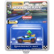 Miniatura Luigi Mach 8 para Autorama - Mario Kart 8 - 1/43 - Carrera Go