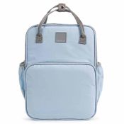 Baby Bag Mini Azul Backpack com Trocador BabyGo Premium