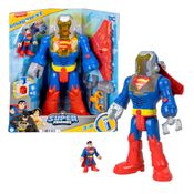 Superman Insider e Robô Exoesqueleto c/ Luz e Som - Imaginext DC Super Friends - Fisher Price - Mattel
