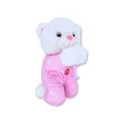 Ursinho de Pelúcia que Reza o Pai Nosso 23cm Fizzy Toys Rosa