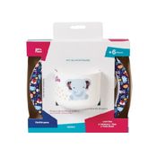 Kit Alimentação 6 Meses Bichinhos Prato Bowl Caneca BabyGo