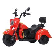 Moto Elétrica Grande Infantil Menino Menina Vermelha