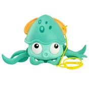 Brinquedo de Banho Polvo Deslizante Infantil Pimpolho Verde