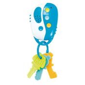 Chaveiro Musical Para Bebê Pimpolho Azul Verde Branco