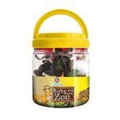 Brinquedo Bicho no Pote Zoo - Conjunto de 12 Animais Divertidos e Realistas