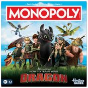 Monopoly Edição DreamWorks Como Treinar o Seu Dragão - Jogo de Tabuleiro, 8+ Anos, 2-4 Jogadores, 45 Min de Diversão.