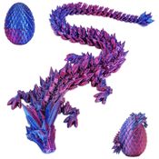 Dragão 3D Articulado em Ovo de Cristal - Brinquedo de Dragão com Surpresa - Presente Animal em 3D para Meninos - Decoração Interior,Hannahcos