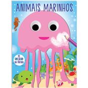 Livro de Colorir De Olho na Pintura - Todo Livro - ANIMAIS MARINHOS