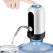 Bomba Elétrica Recarregável para Galão de Água 10L/20L Entrada USB
