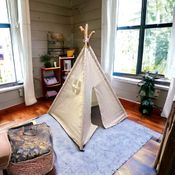 Cabana Infantil Barraca Tenda Toca Teepee Festa +fio De Fada