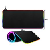 Mouse Pad Gamer Usb 80x30cm Led Efeitos Rgb