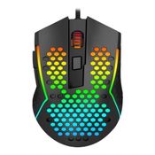 Mouse Gamer com Fio Redragon M987pk Reaping Elite Rgb 32000 Dpi Cor Preto