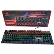 Teclado Gamer Knup KP-TM010 Rgb Semi Mecanico Usb Qwerty Cor Preto