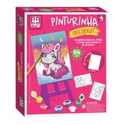 Kit de Pintura Infantil Unicórnio Em Madeira Nig - 0243
